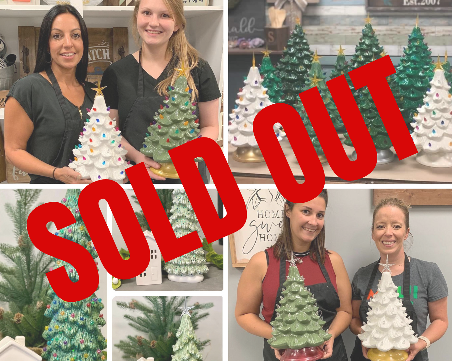 11/05/23 Sunday 3:00 PM Christmas Tree Ceramics