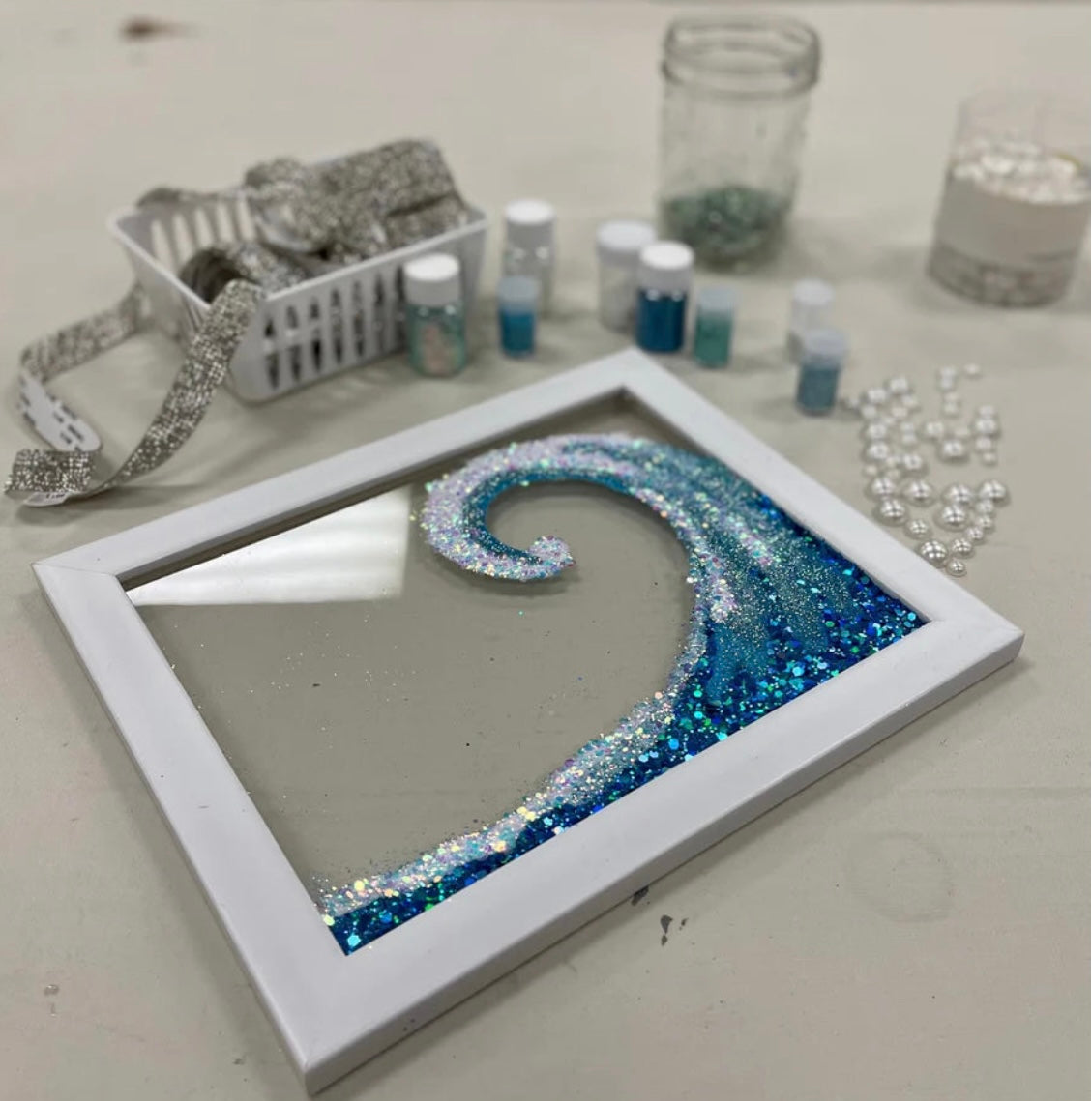 Crushed Glass/Oyster Art Event
