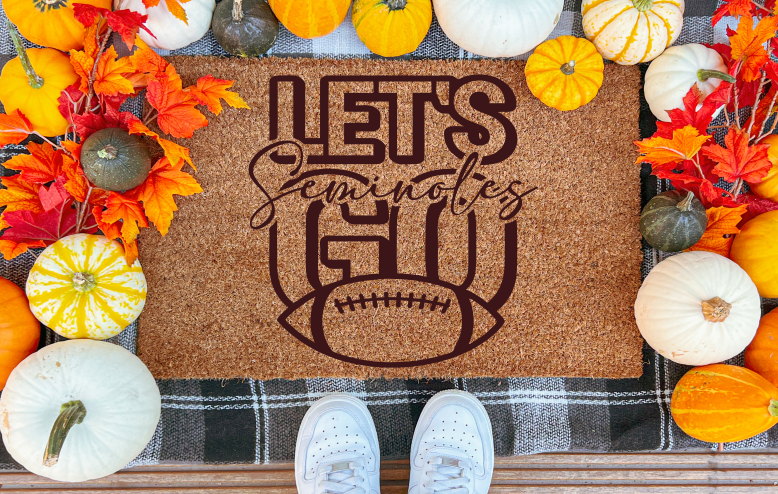 SHOW YOUR TEAM COLORS Football/Fall Doormat Take & Make Kits