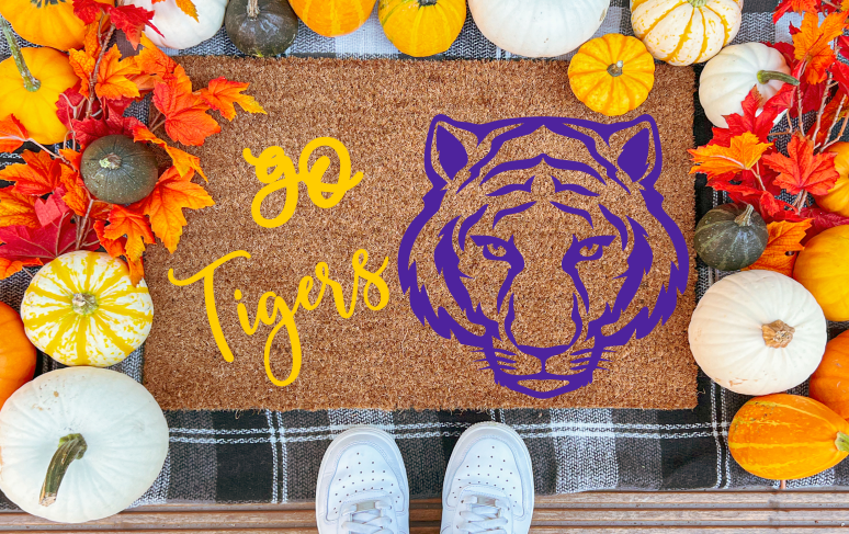 SHOW YOUR TEAM COLORS Football/Fall Doormat Take & Make Kits