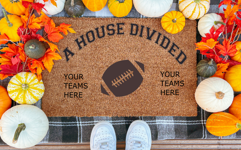 SHOW YOUR TEAM COLORS Football/Fall Doormat Take & Make Kits