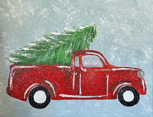 11/19/24 Tuesday 6:00 PM Christmas Truck Canvas/Door Hanger Event w Linda Scott