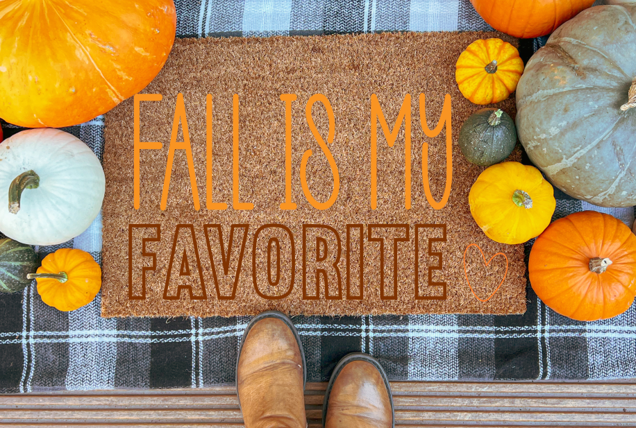 SHOW YOUR TEAM COLORS Football/Fall Doormat Take & Make Kits