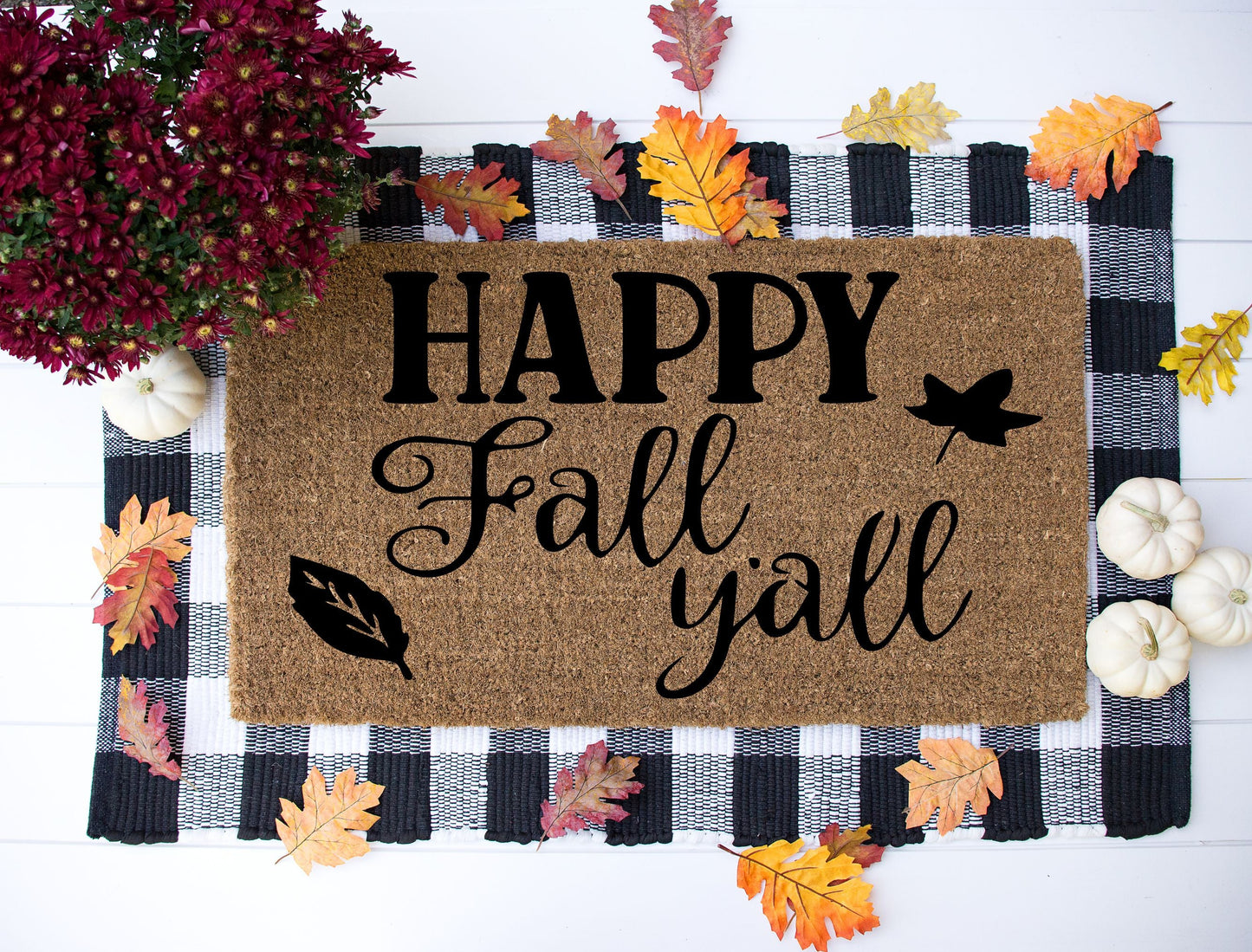 SHOW YOUR TEAM COLORS Football/Fall Doormat Take & Make Kits