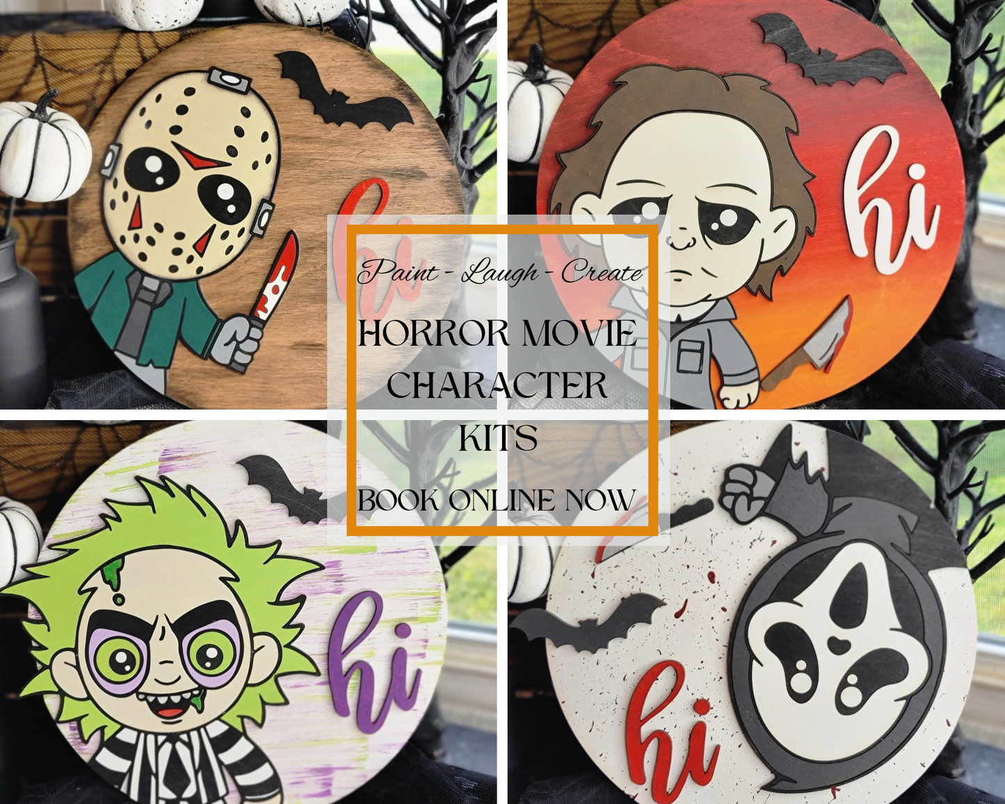Horror Movie Character Kits (Take & Make)