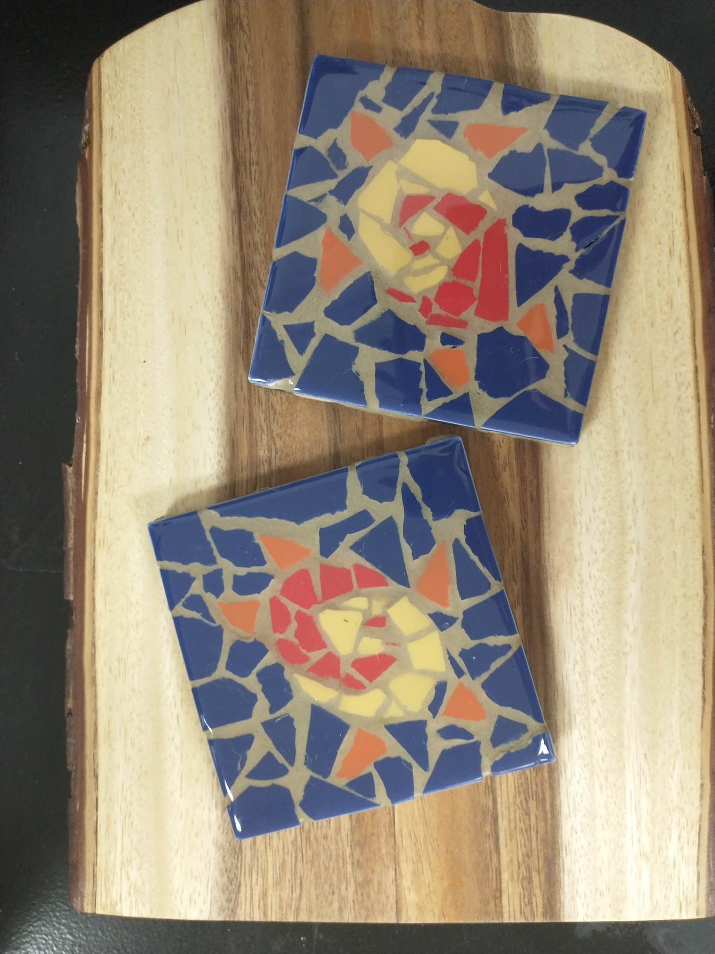 Mosaic Tile Coasters (Set of 4)