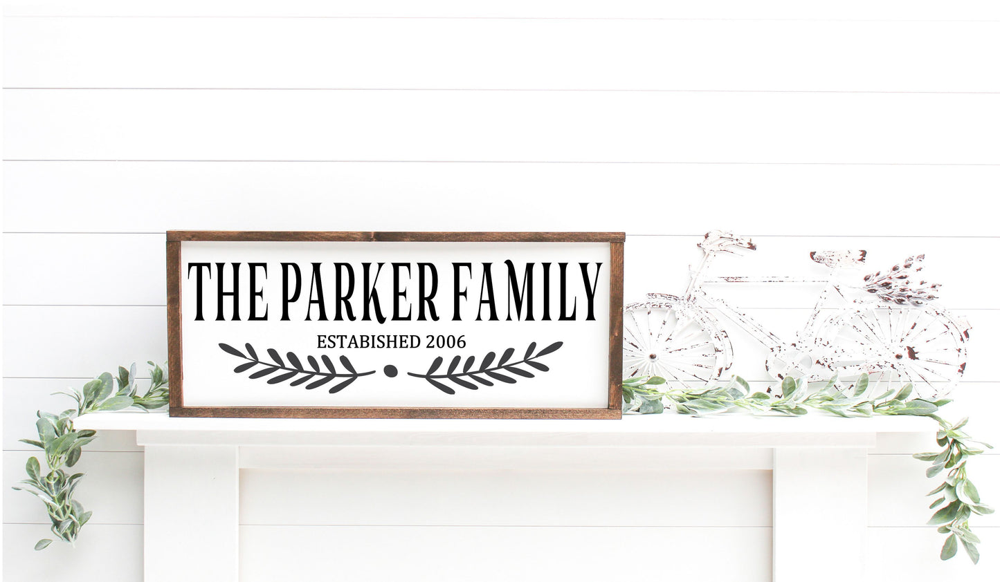 Family Framed Signs (Pick Your Project/Hammer @ Home/Make It For Me)