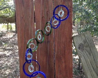 Recycled Glass Wind Chimes