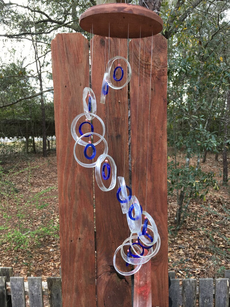 Recycled Glass Wind Chimes