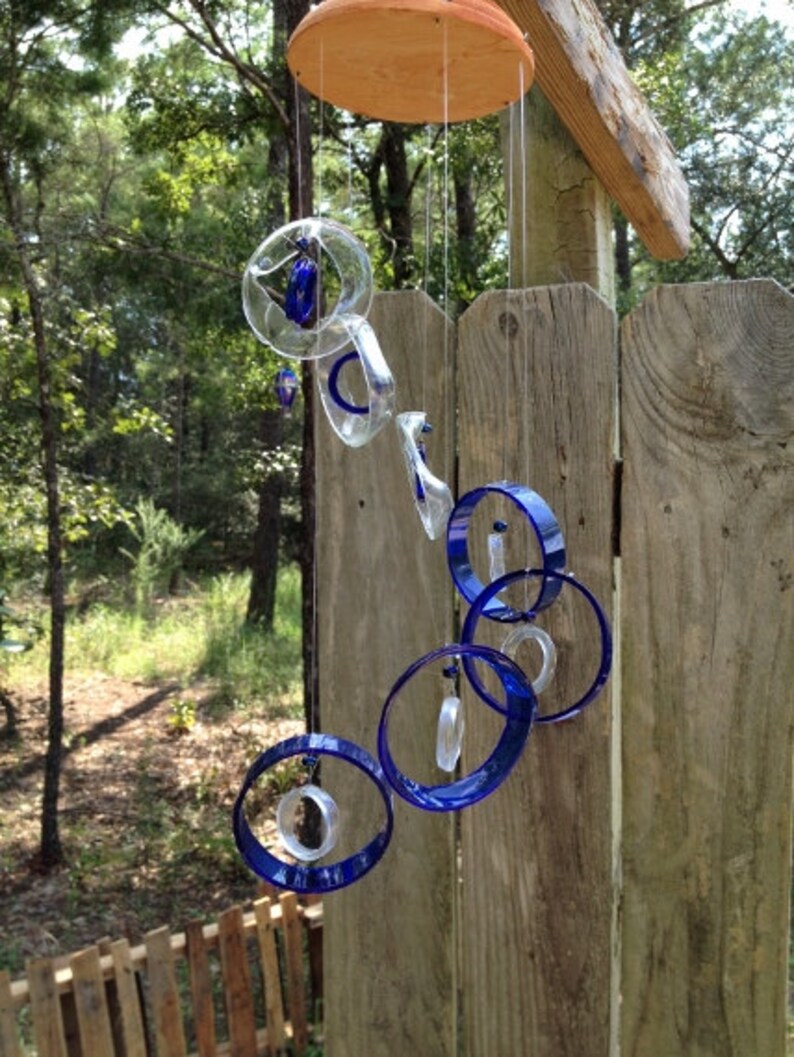 Recycled Glass Wind Chimes