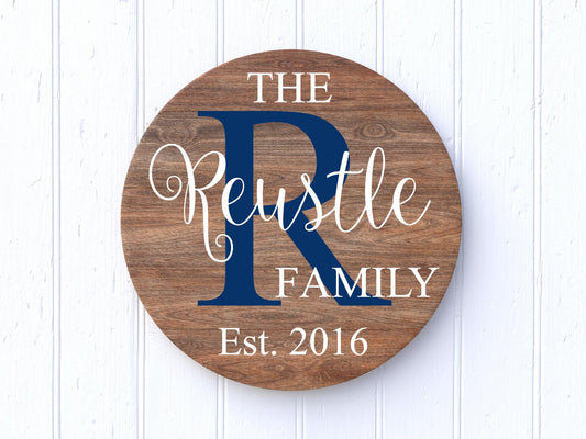 Family Name Door Hanger (Pick Your Project/Hammer @ Home/Make It For Me)